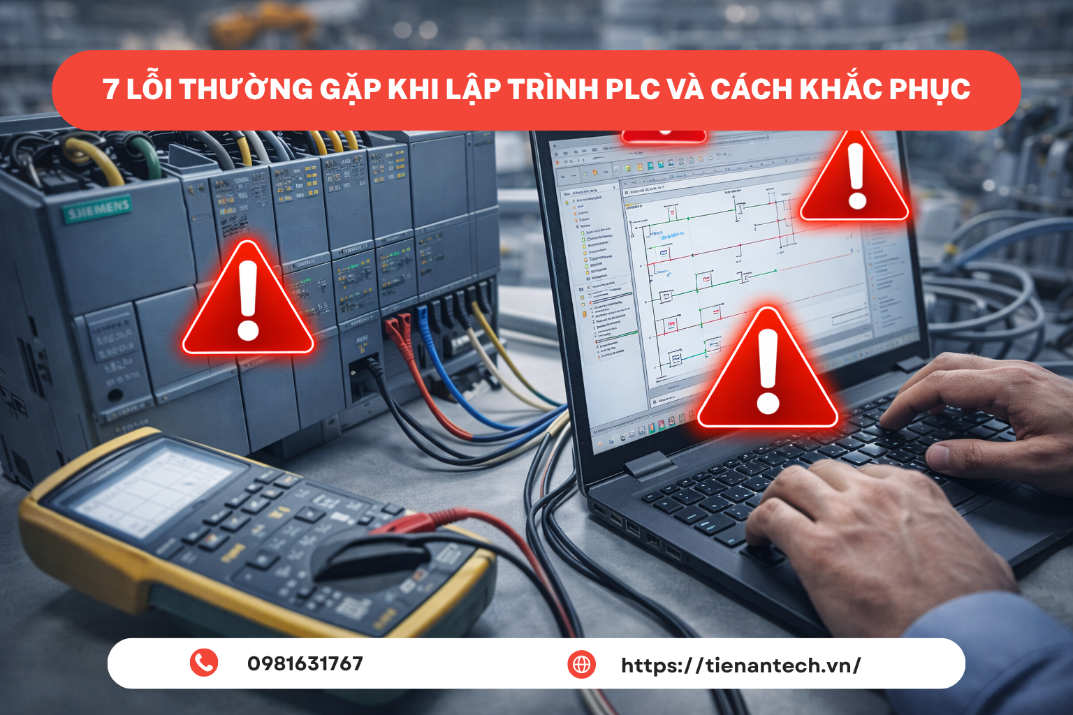 7 lỗi thường gặp khi lập trình PLC và cách khắc phục hiệu quả